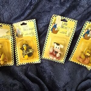 Lot Of 4 1994 Suzi Little Blessings Figurines Set New Old Stock Cottagecore